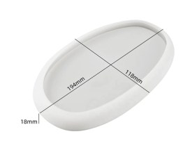Molde silicona bandeja ovalada fina chica BM4432 (1)